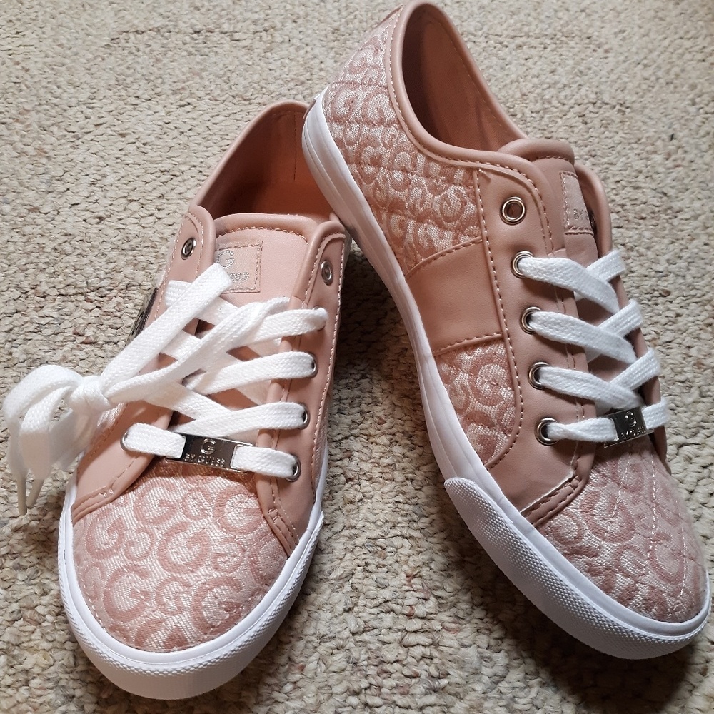 G BY GUESS BACKER3 SPORT CAUSAL SHOE BLUSH 7 1/2